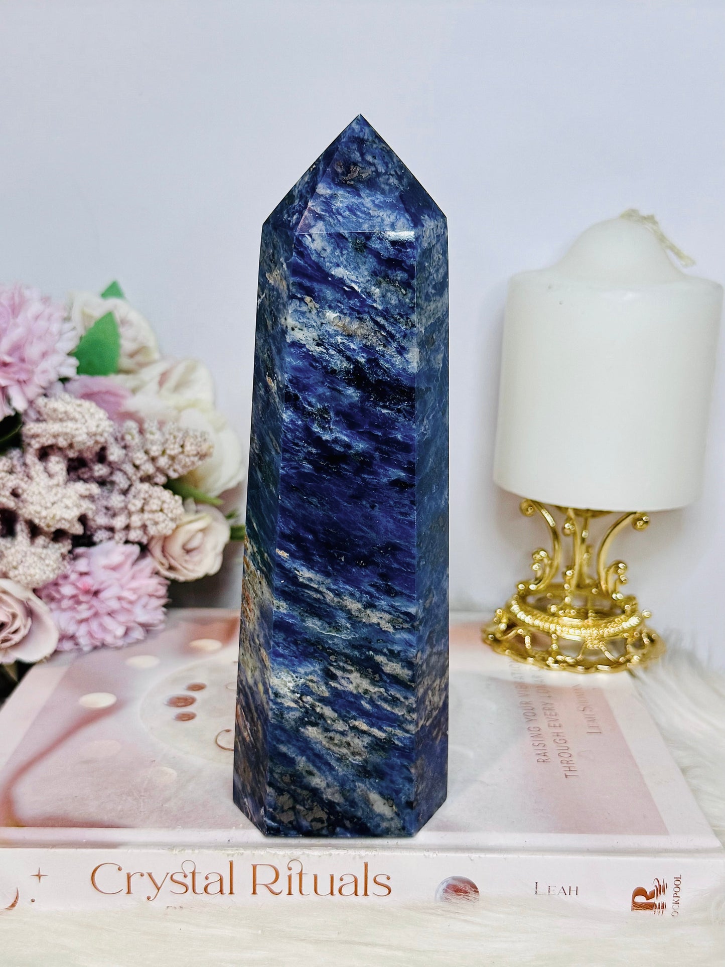 Large Sunset Sodalite Chunky Tower 19cm