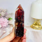 High Grade Fire Quartz Tower with Rainbows 8.5cm