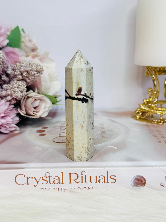 Natural 8.5cm Picture Jasper Point | Tower