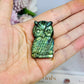 For Sue - Labradorite Carved Owl Full of Flash 5cm