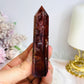 High Grade Fire Quartz Tower with Rainbows 8.5cm