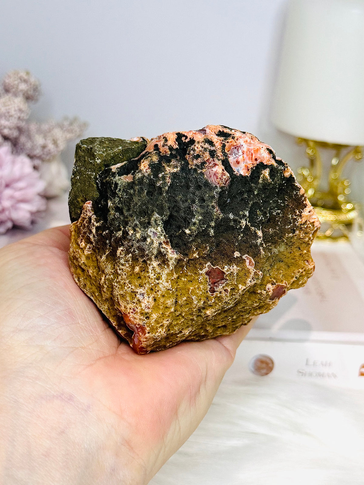 Natural Rough Agate Freeform 499g