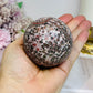 Leopard Skin Jasper Sphere on Stand 318g