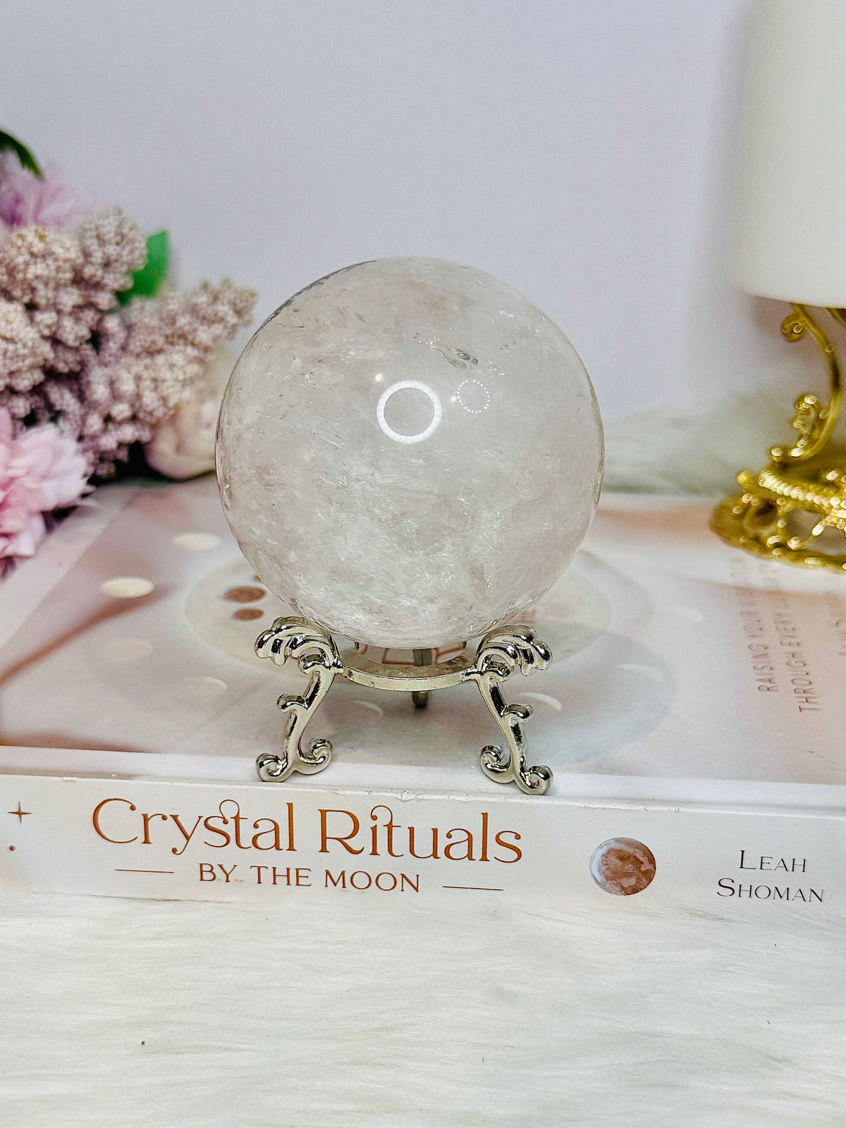 Lodolite | Garden Quartz Sphere on Stand 400g