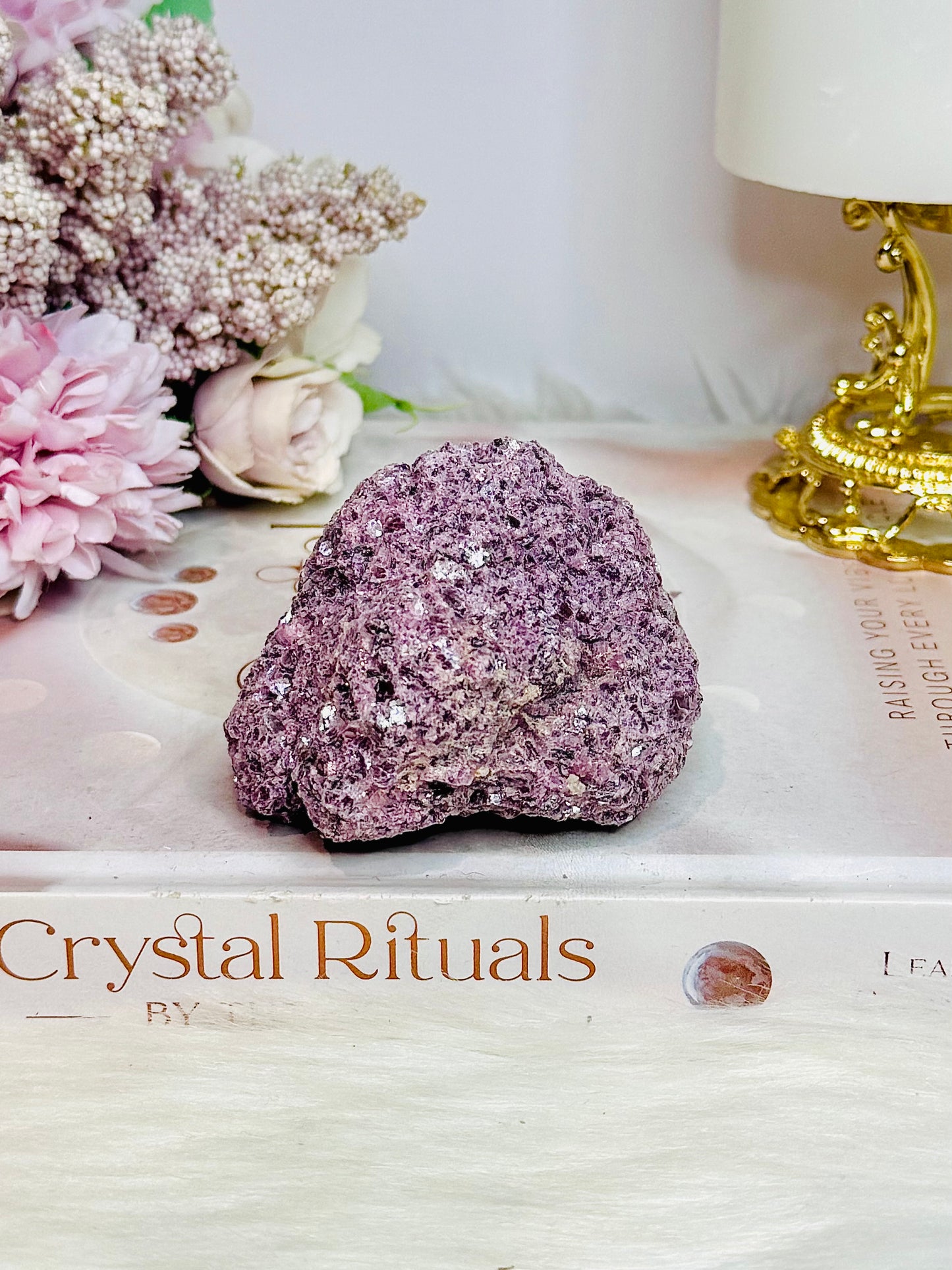 Natural Lepidolite Specimen 167g