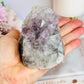 Natural Base Cut Amethyst Cluster 397grams