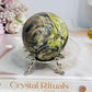 Money Agate Sphere on Stand 291g