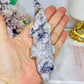 Carved Tiffany Stone Crocodile 14cm