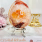 Large 659gram Carnelian Egg On Stand