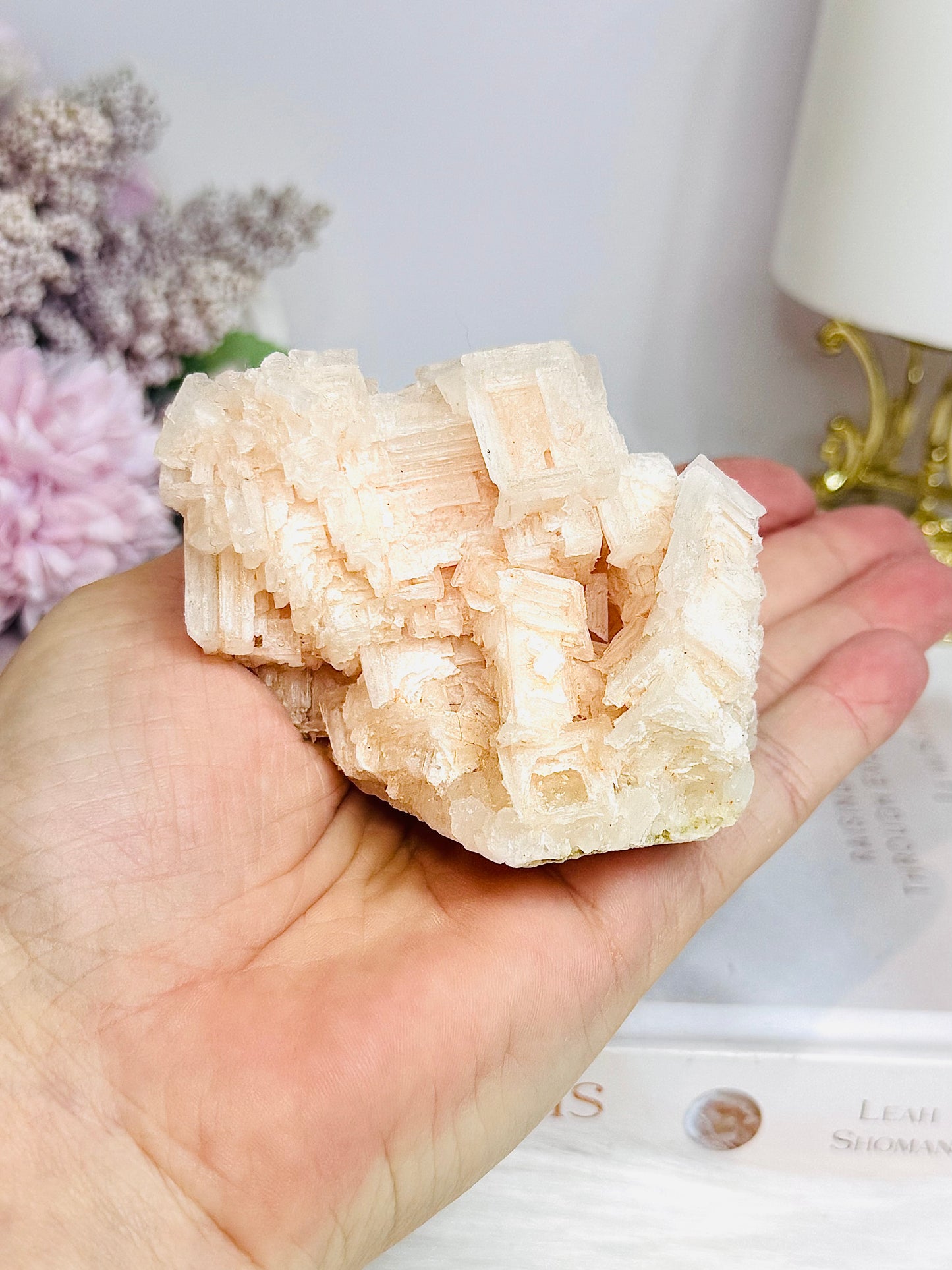 Natural Pink Halite Specimen 8cm