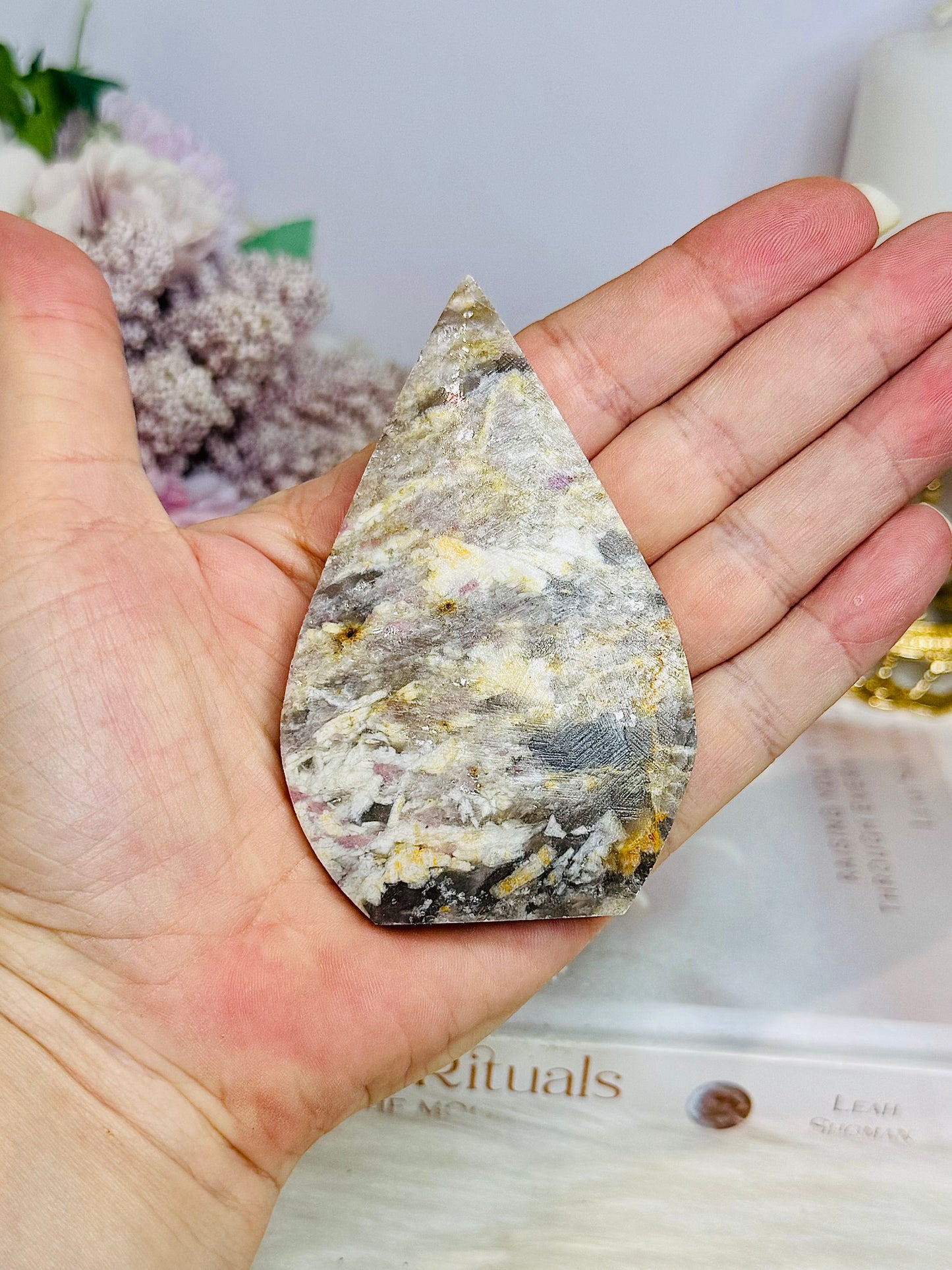 Pink Tourmaline Flame | Freeform 9cm