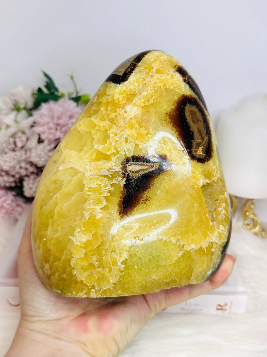Large Septarian Druzy Freeform 15cm 2.51KG