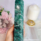 Large Chunky Natural Emerald Tower 22cm 676grams