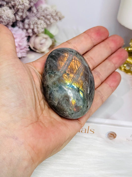 Large Labradorite Palm Stone 7cm