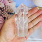 Magical High Grade Clear Quartz Tower 10cm with Stunning Rainbows