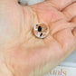 Rare Mini Herkimer Diamond Sphere on Stand