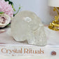 Clear Quartz Carved Skull 306g 7.5cm