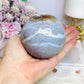 Large Ocean Jasper Sphere on Timber Stand 605g