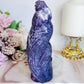 Large 15cm Lepidolite Carved Cockatoo Bird