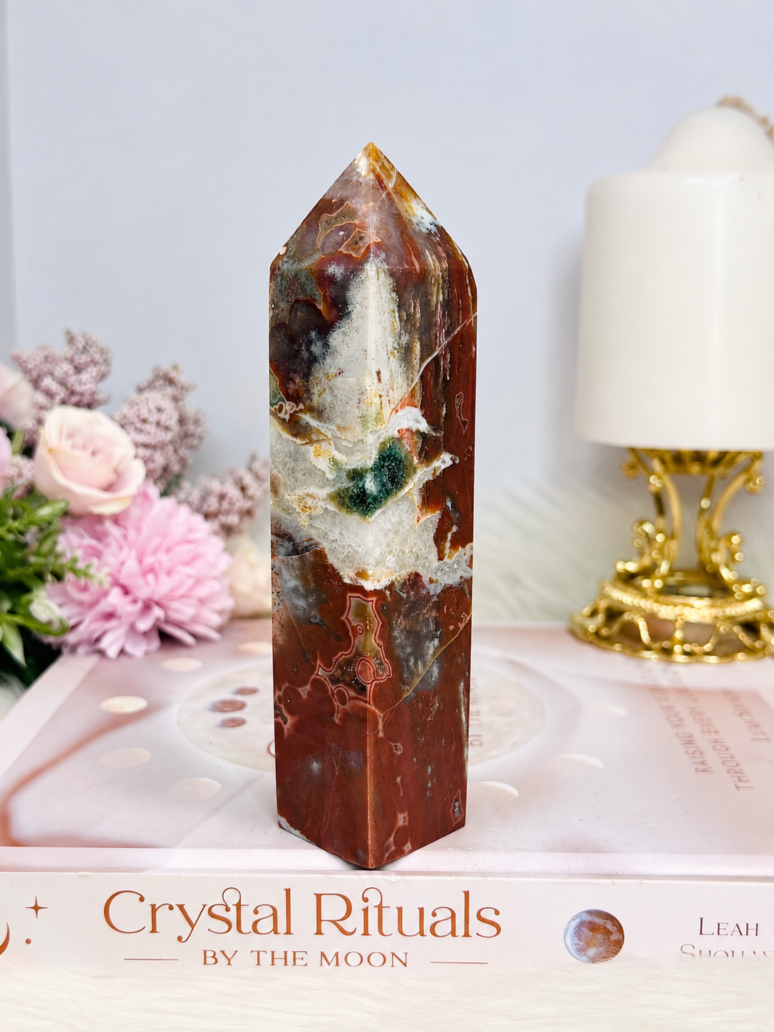 Large Jasper Tower 14cm