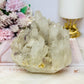 Rare Collectors Piece - Large Natural Clear Quartz Cluster with Purple Fluorite Inclusions 1.6KG