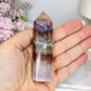 Crazy Lace Amethyst Tower 9cm