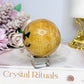 Large Moonstone Sphere on Stand 243g