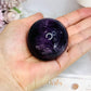 High Grade Purple Fluorite Sphere on Stand 216g