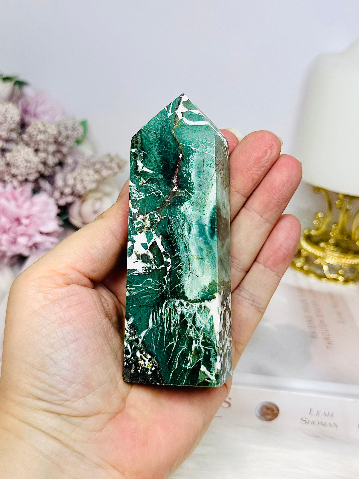 Chunky Unicorn Jasper Tower 11cm