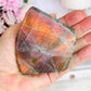 Wow! Incredible Pink, Purple & Orange Flash Natural Labradorite Polished Freeform 324grams