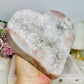 Huge High Grade Pink Amethyst Druzy Heart 16cm 1.57KG