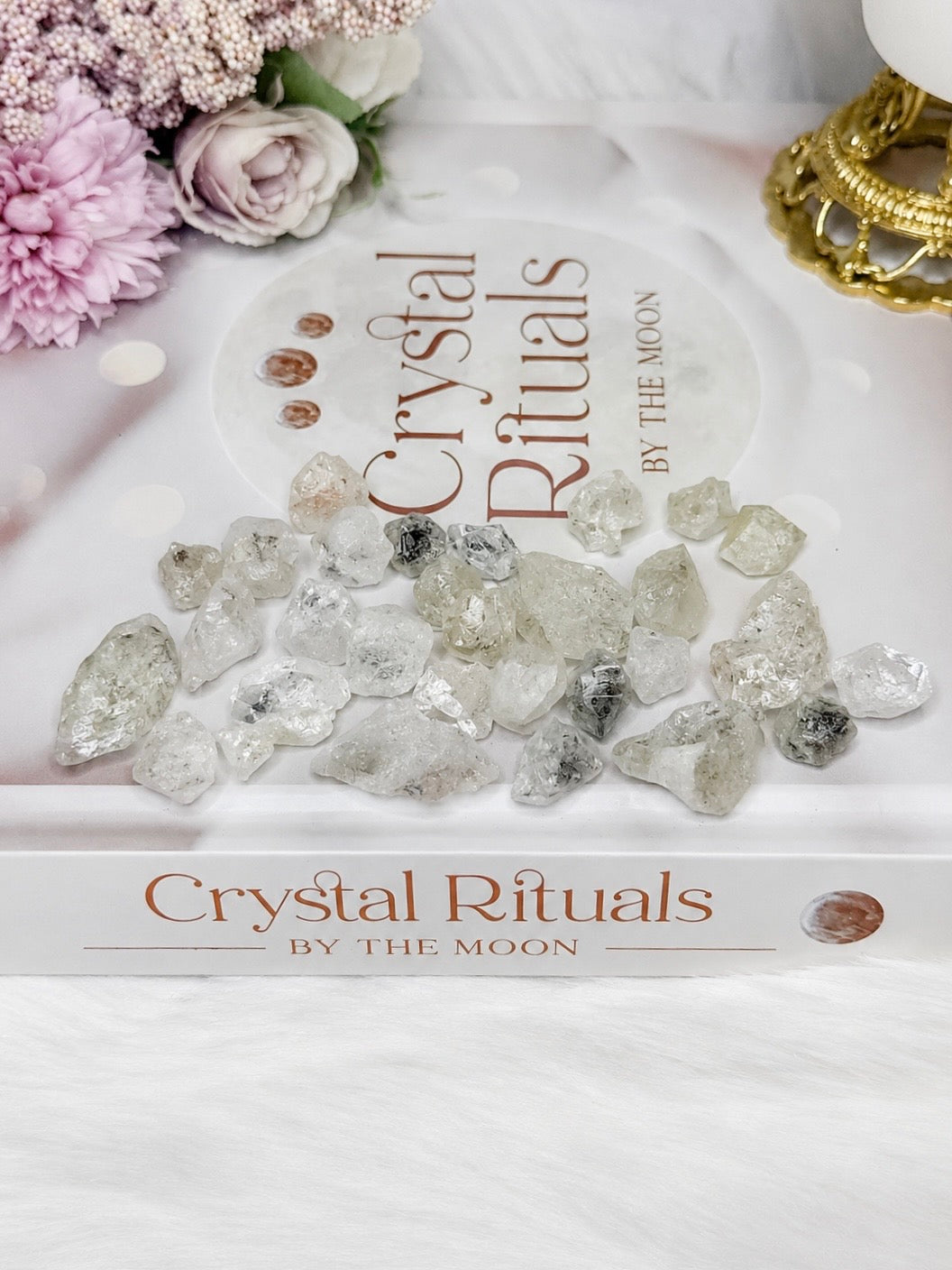 Natural Herkimer Diamonds 50g In Gift Bag