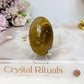 Golden Healer Palm Stone (stand is display only)