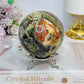 Large Money Agate Sphere on Stand 510g