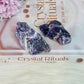 Set of 2 Natural Chevron | Dream Amethyst Specimen