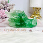 Green Fluorite Carved Dragon 11cm 464g