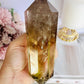 Magnificent Large 17cm 594gram Citrine Double Terminated Point