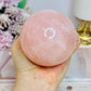 Large Rose Quartz Sphere on Stand 683g