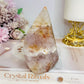 Natural Large Crazy Lace Amethyst Polished Freeform 11.5cm 480g