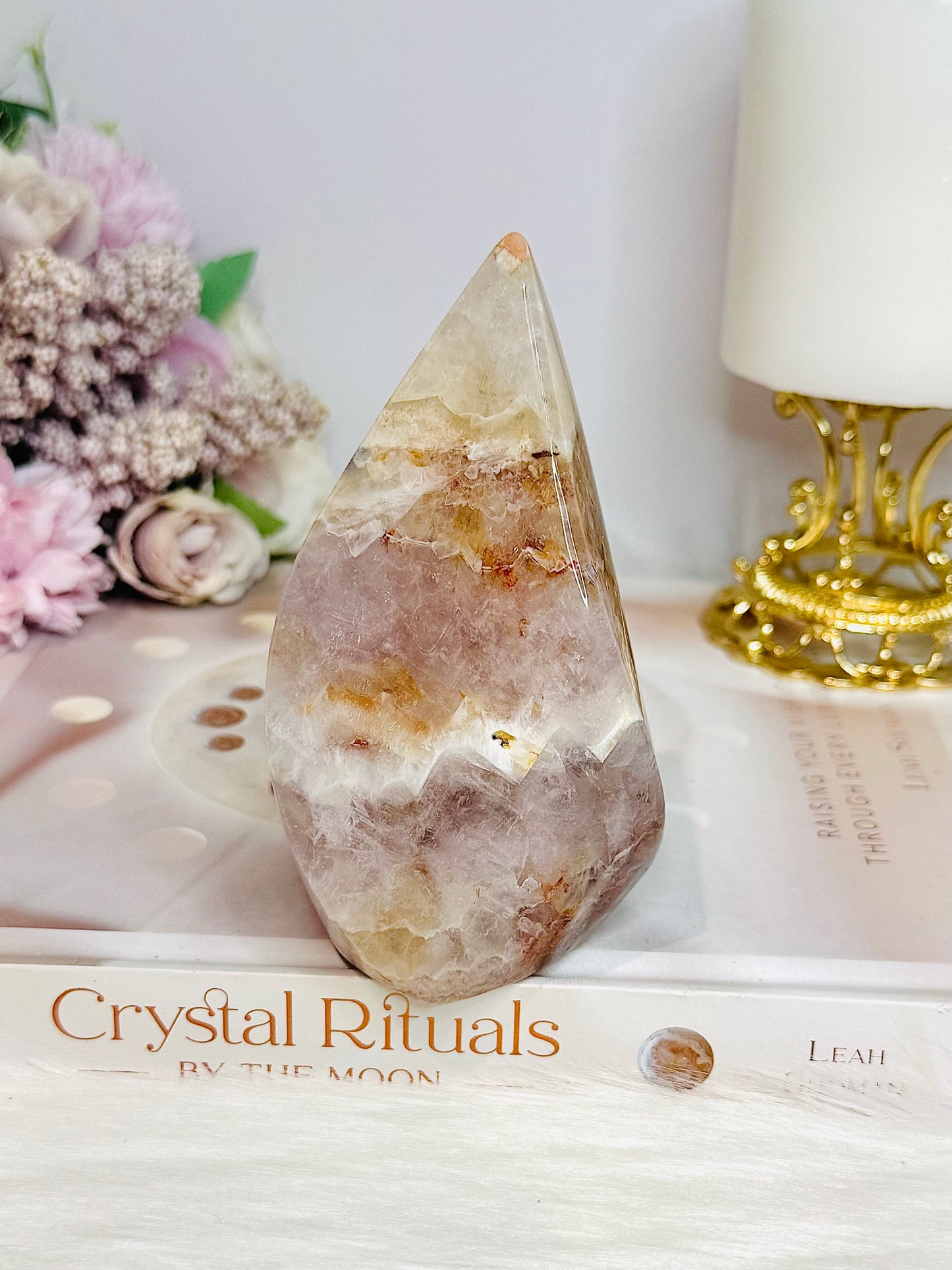 Natural Large Crazy Lace Amethyst Polished Freeform 11.5cm 480g