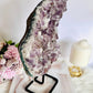 Large 30cm 2.29KG Amethyst Druzy Cluster On Stand From Brazil