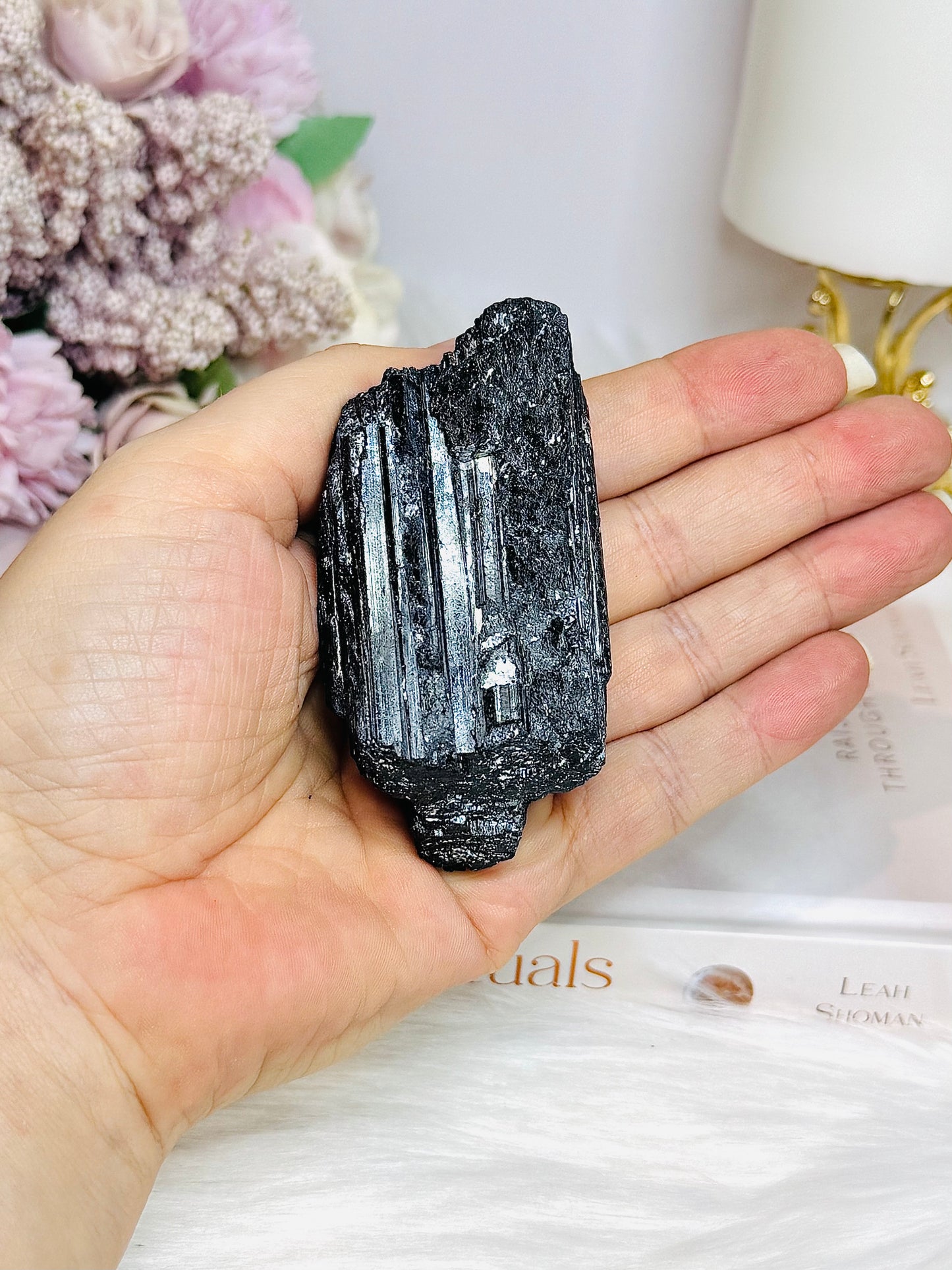 Natural Black Tourmaline 8cm