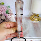 Stunning Cherry Blossom Agate Carves Wand | Tower On Stand 17cm (Inc Stand )