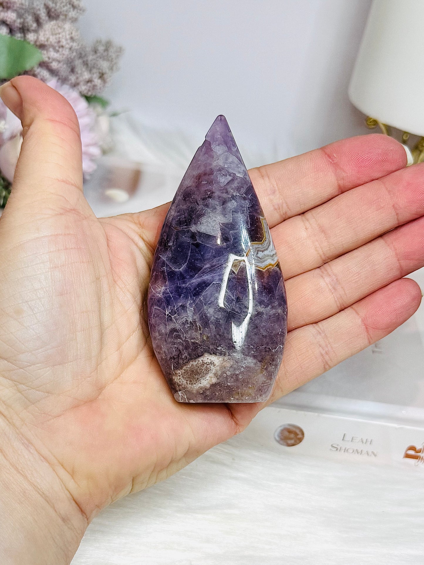 Crazy Lace Amethyst Flame | Freeform 9cm