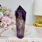Phantom Amethyst Wand | Tower 11.5cm With Rainbows