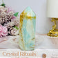 Chunky Sky Blue Quartz Tower 10cm 257g