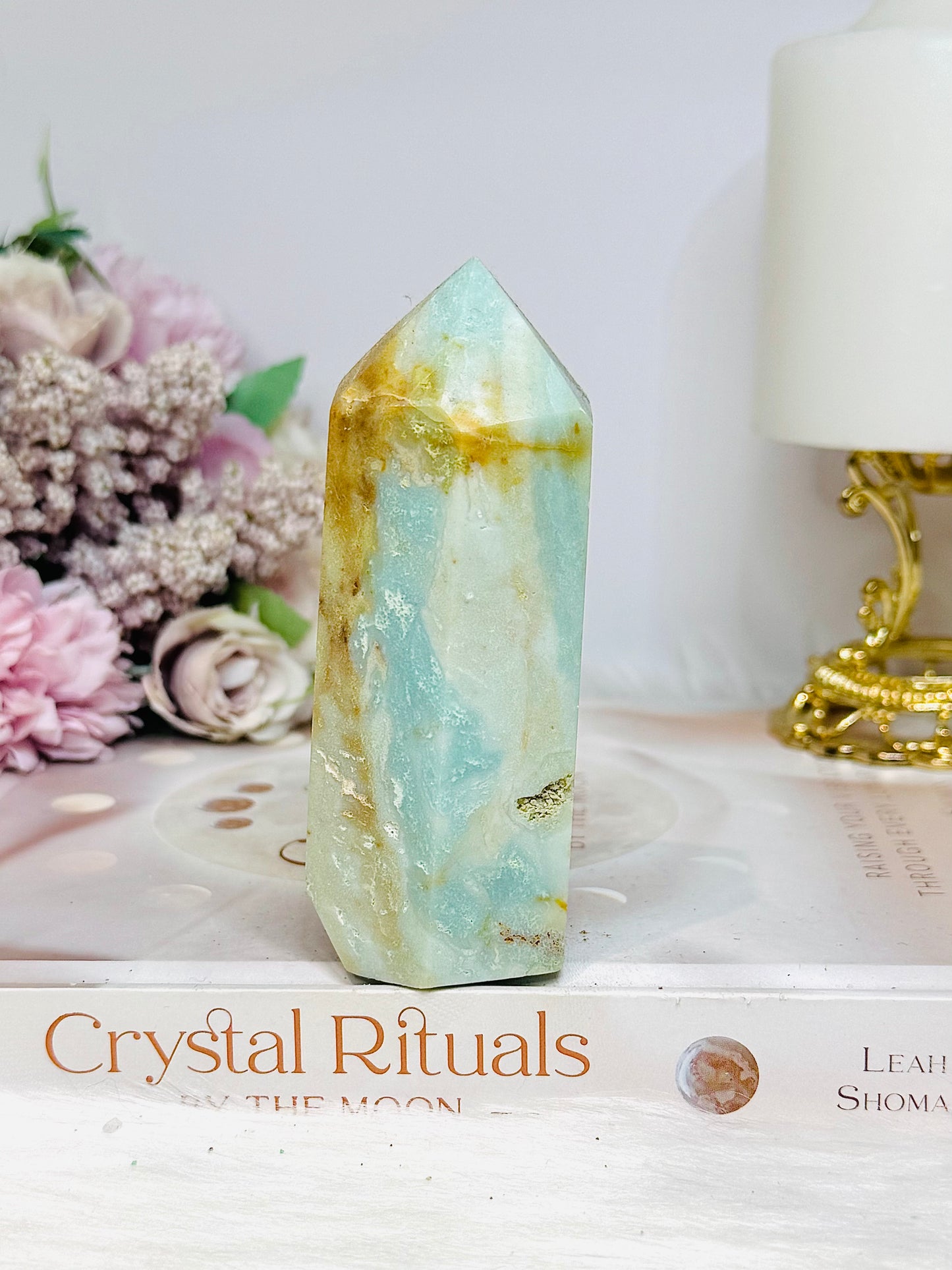 Chunky Sky Blue Quartz Tower 10cm 257g