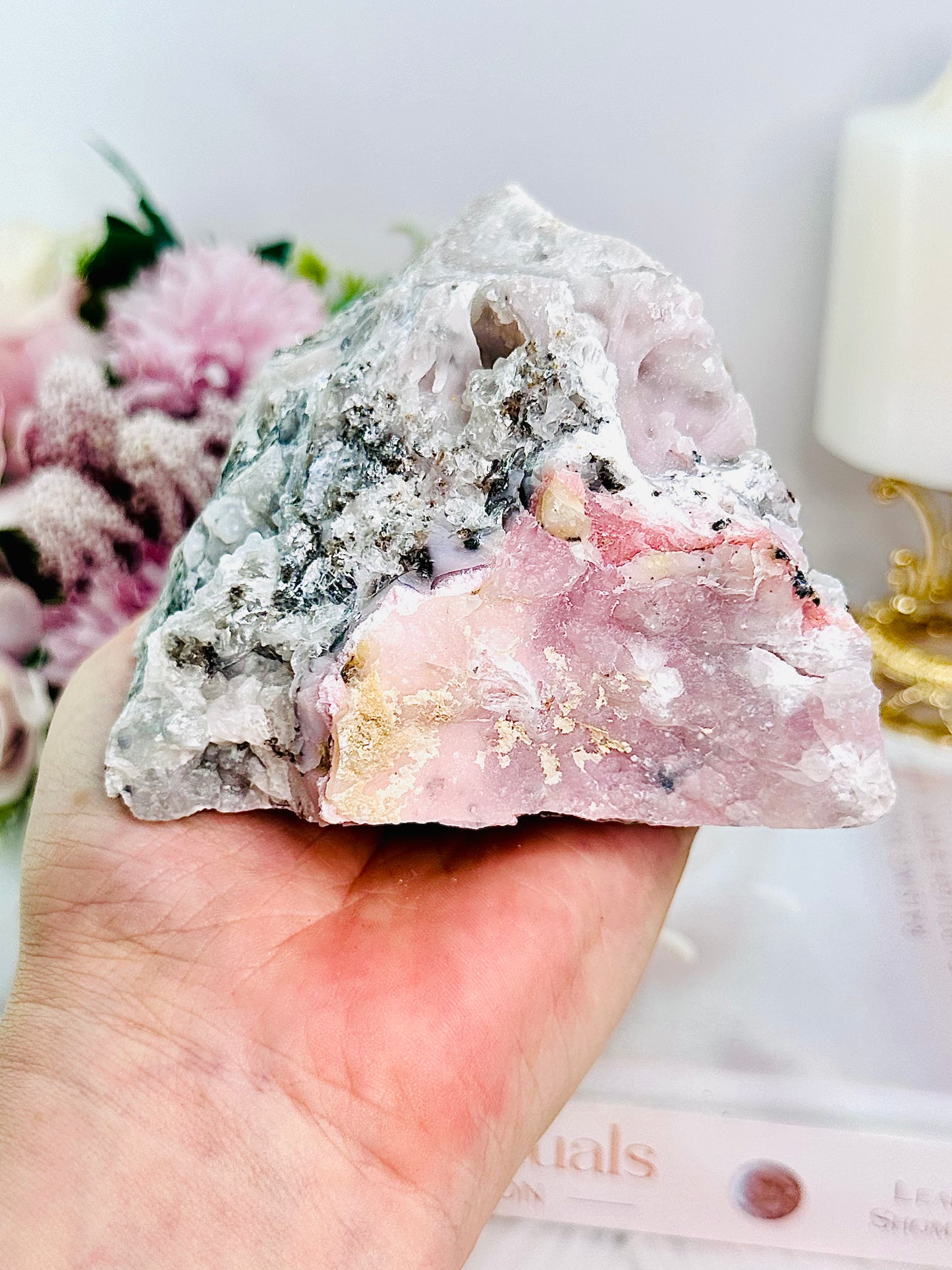 My Fave!!! Absolutely Stunning Large Chunky Natural Pink Opal Specimen 617grams