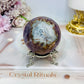 Crazy Lace Amethyst Sphere on Stand 316g