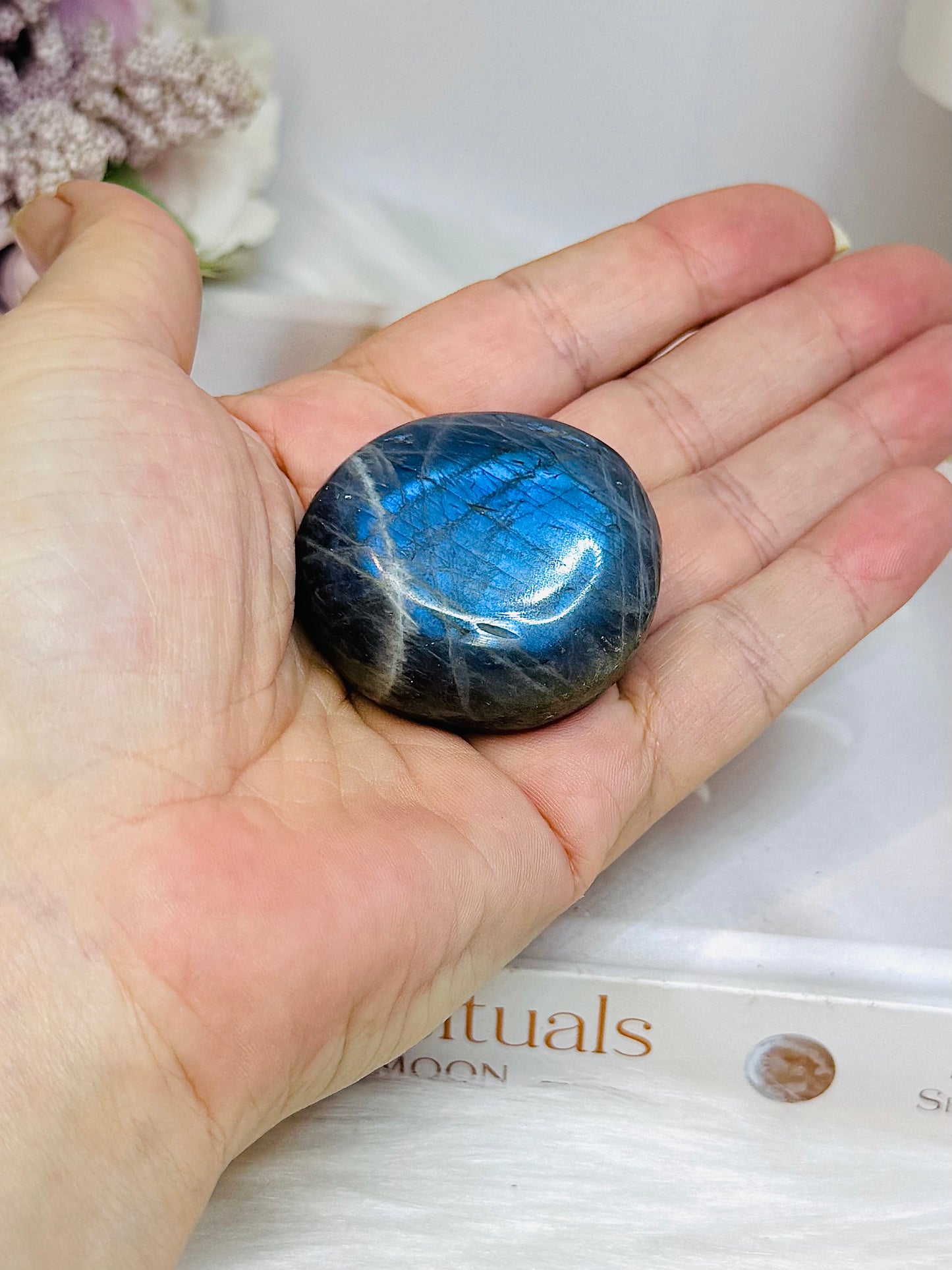Labradorite Palm Stone